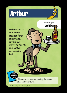 Monkey Card - Arthur
